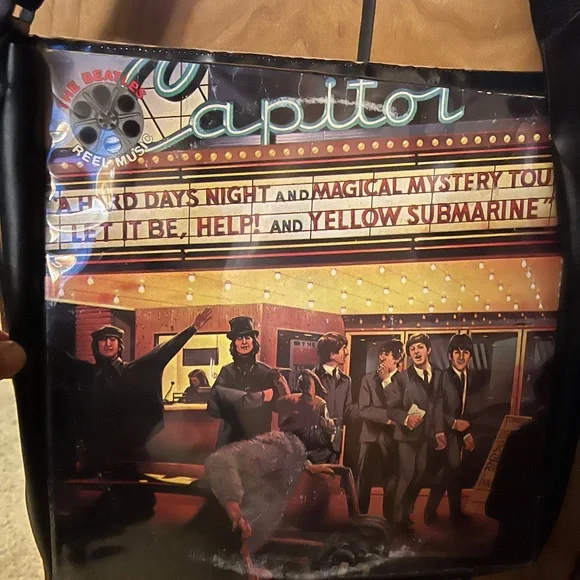 Sale🔥Beatles Record messenger bag - Picture 3 of 9